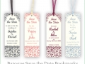 Baroque Bookmark Save the dates
