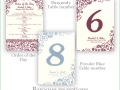 Baroque pocketfold Table numbers OoD