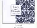 damask a6 navy
