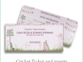 cricket ticket inserts