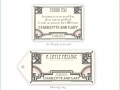 gatsby deco wedding invitation 7