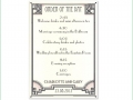 gatsby deco wedding invitation 8