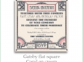 gatsby sq coral cream
