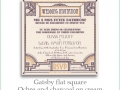 gatsby sq ochre cream