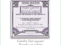 gatsby sq purple white