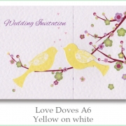 love doves a6 yellow