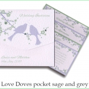 love doves sage and grey