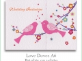 love doves a6 brights on white