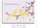 love doves a6 yellow