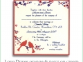 love doves orange navy creram