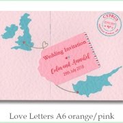 love letters a6 orange
