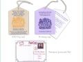 Passport quirky fun destination travel wedding invitation 3