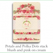 p and p stack blush pink cream