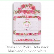 p and p stack blush pink white