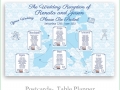 table planner postcards