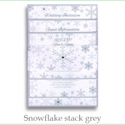 snowflake stack grey
