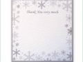 Snowflake winter frosty christmas wedding invitation 16