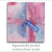 squarefold watercolour wash