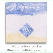 watercolour pf blue yellow