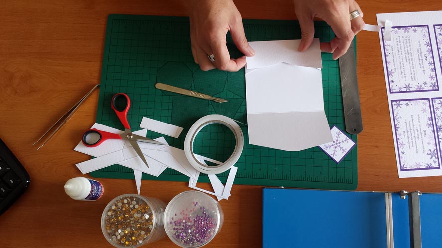 fold and press
