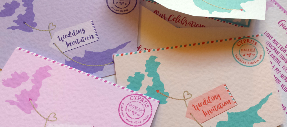 ayia napa paphos wedding invites