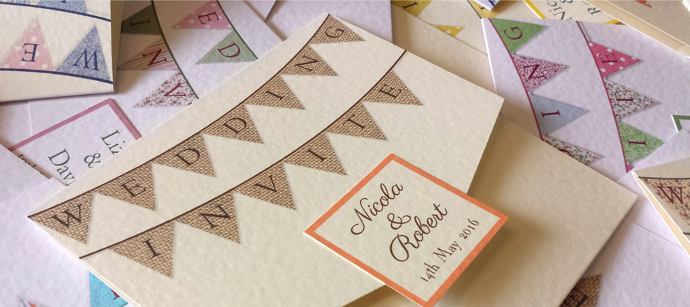 weddin ginvitation invite stationery buntin