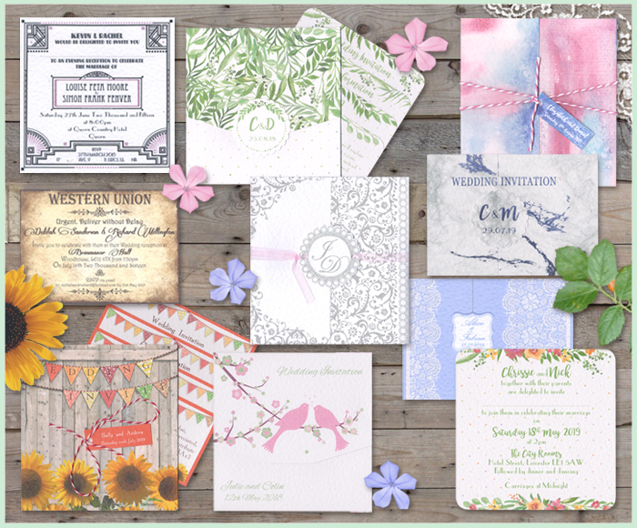 wedding invitations 2019